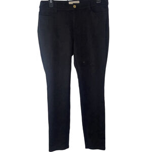 Women's Size 6 Michael Kors Black and Gold Ankle Pants